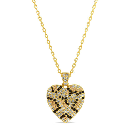 Pave Heart Pendant