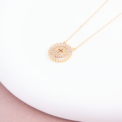 Shimmering Cross Necklace