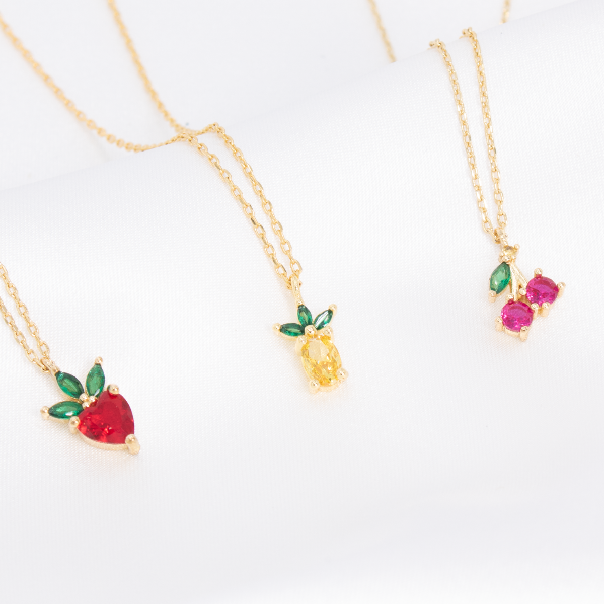 Delicate Cherry Necklace