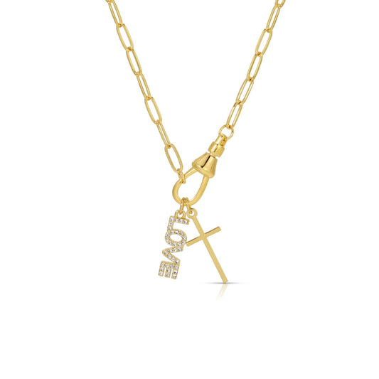 Faith + Love Pendant Necklace