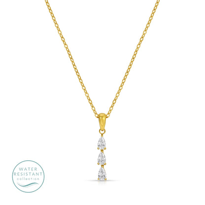 Delicate Glamour Necklace, Water-Resistant