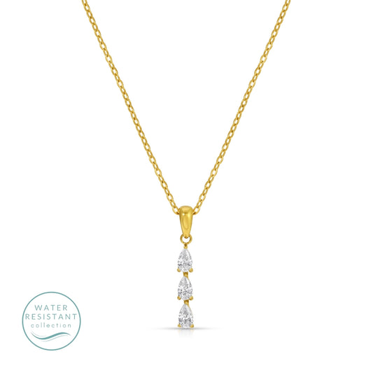 Delicate Glamour Necklace, Water-Resistant