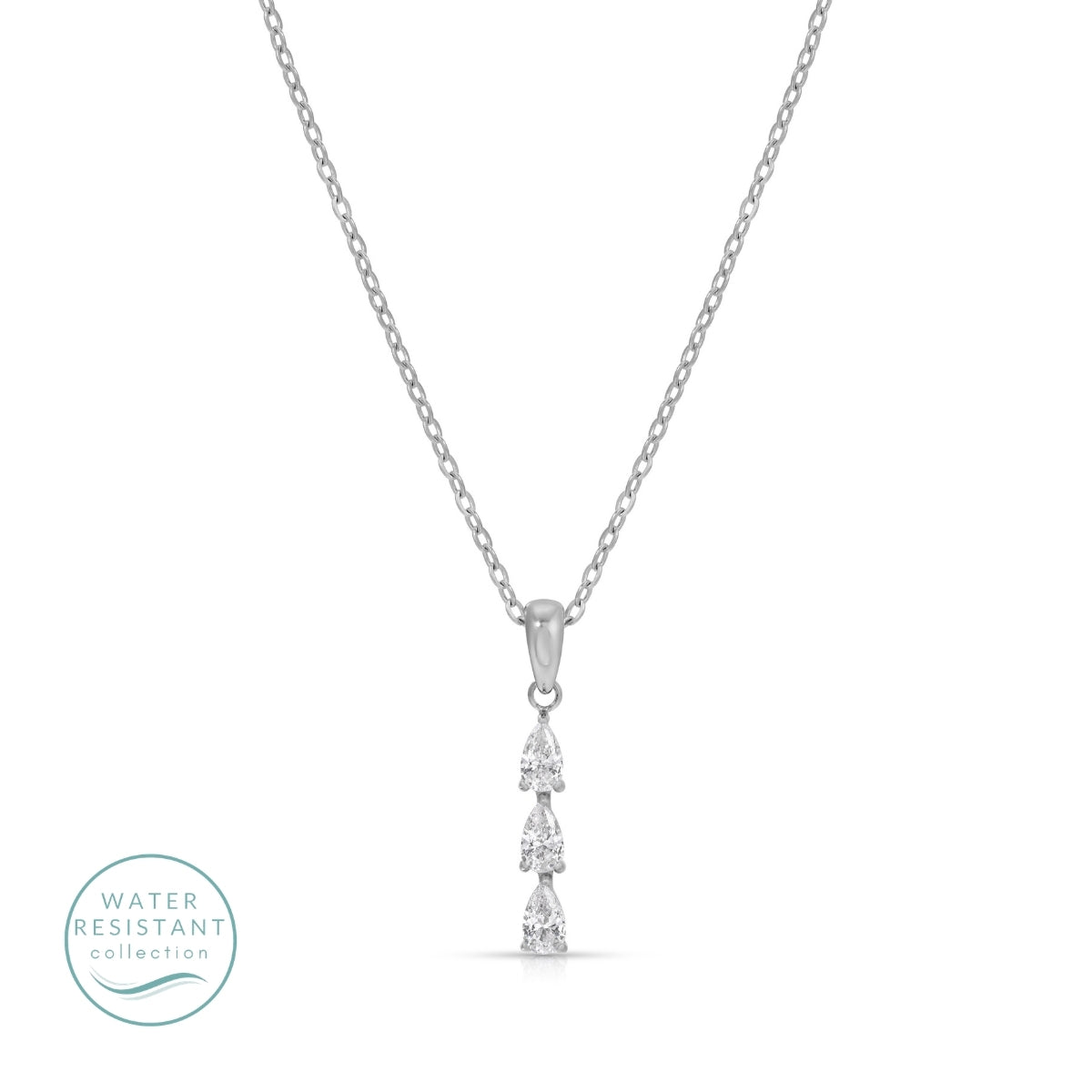 Delicate Glamour Necklace, Water-Resistant