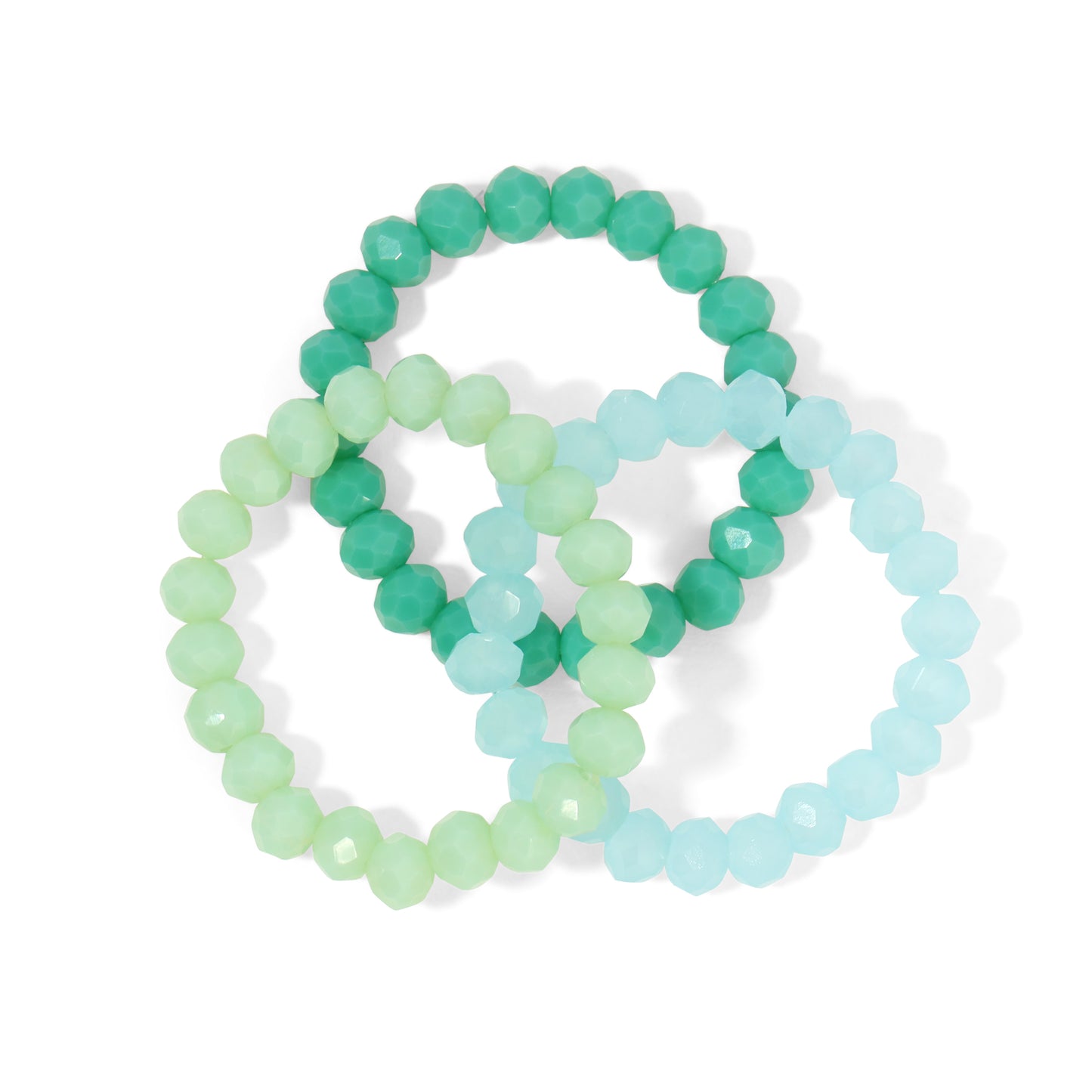 Pack of 8 (Set/3 Crystal Rings)