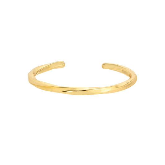 Delicate Adjustable Twist Ring
