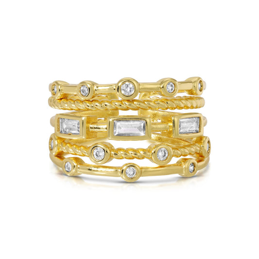 Layered Statement Ring