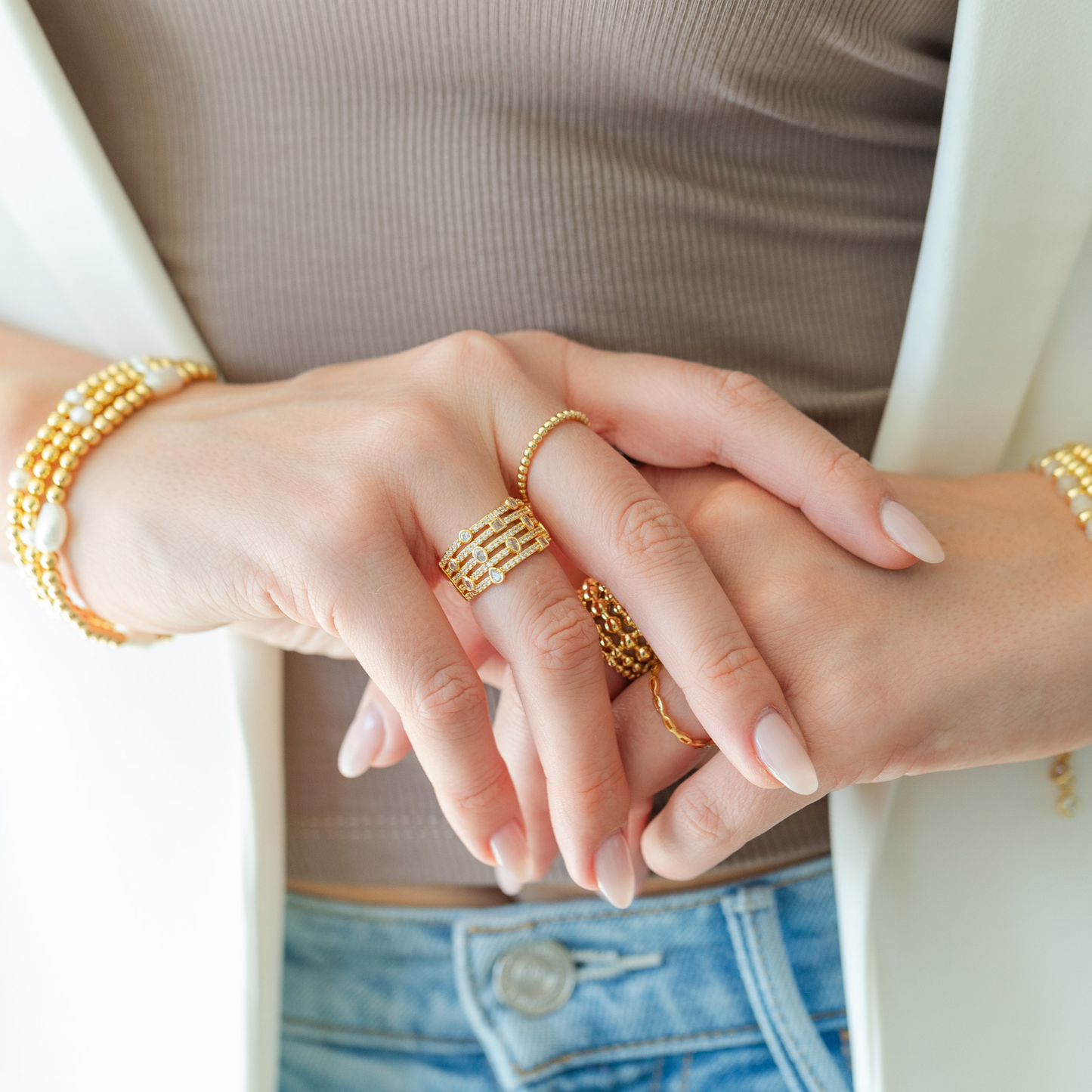 All that Shimmers, Pave Statement Ring