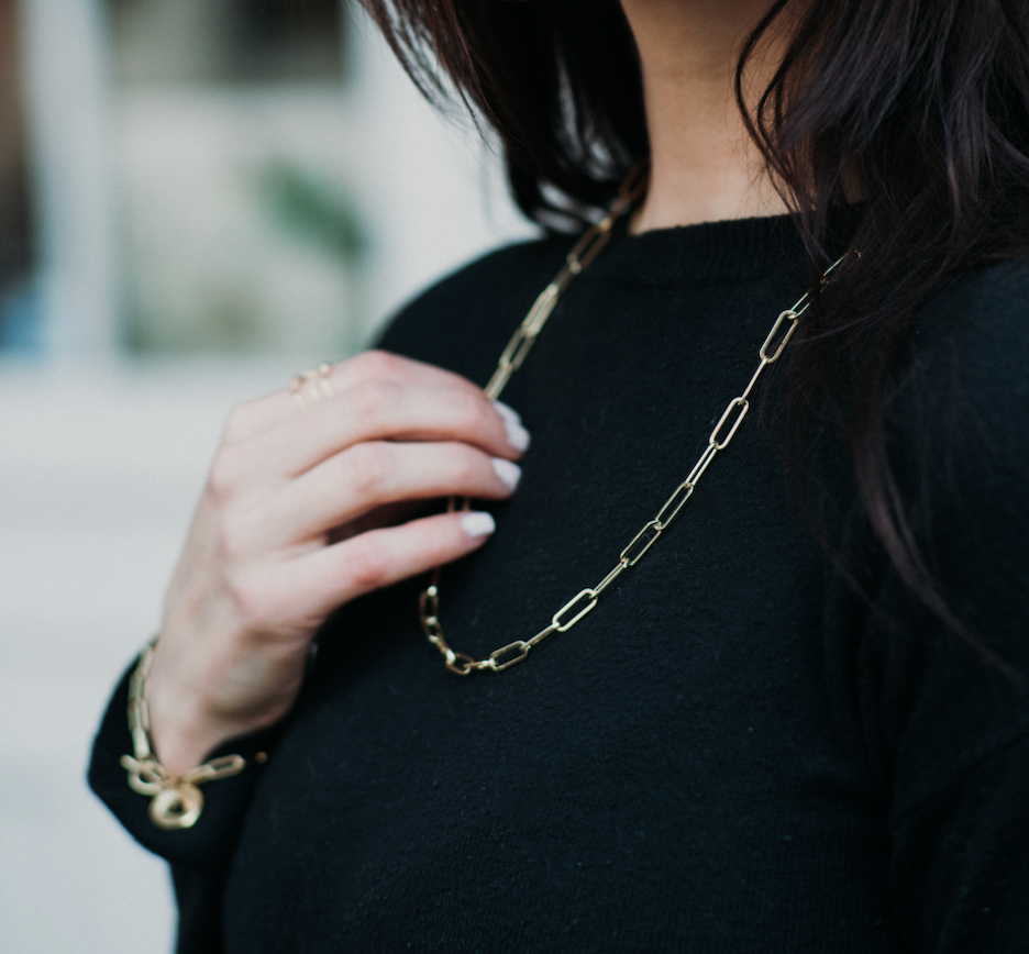 Paperclip Chain Necklace