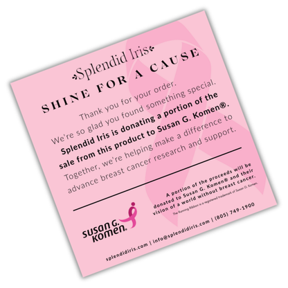 Ribbon of Hope Necklace - Shine for a Cause
