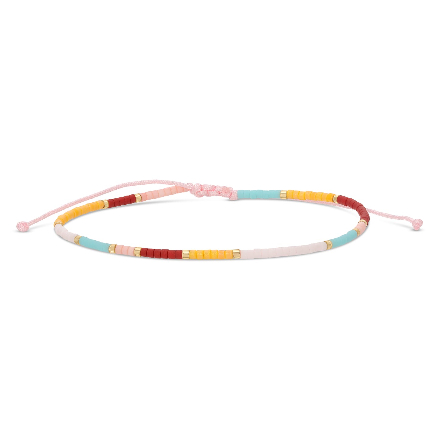 Set/12 Miyuki Delica Adjustable Bracelets