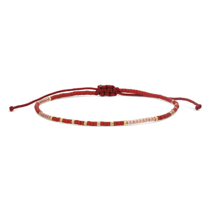 Set/12 Miyuki Delica Adjustable Bracelets
