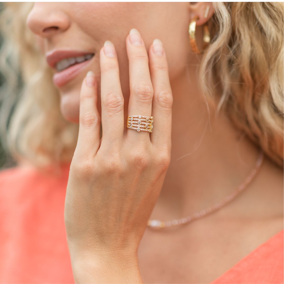 All that Shimmers, Pave Statement Ring