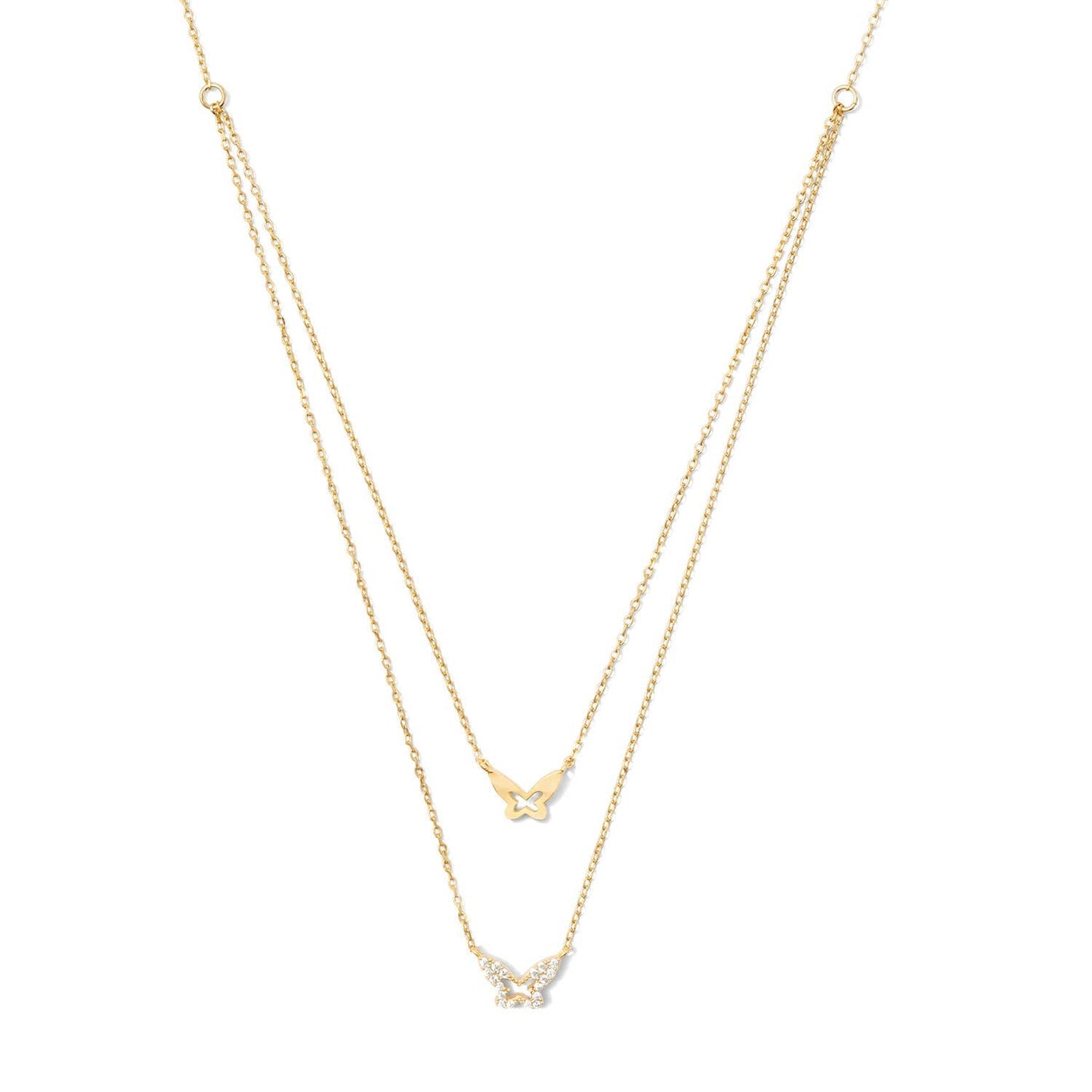 Double Layer Appeal Butterfly