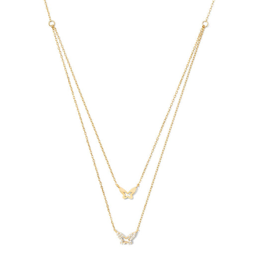 Double Layer Appeal Butterfly