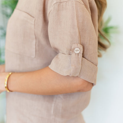 Linen Camp Shirt