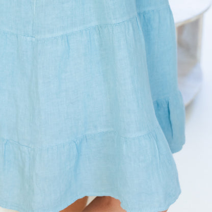 Linen 3/4 Sleeve Dress
