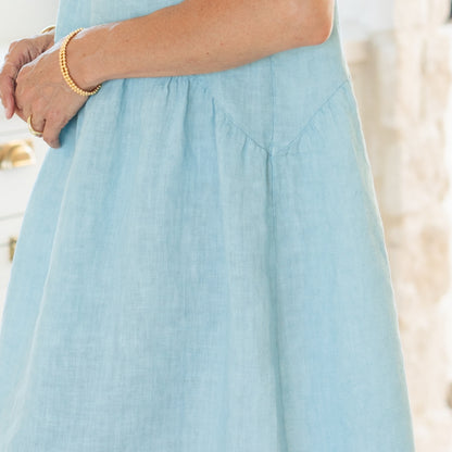 Linen Babydoll Dress