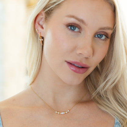Delicate Pearl Accented Necklace