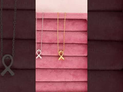 Ribbon of Hope Necklace - Shine for a Cause