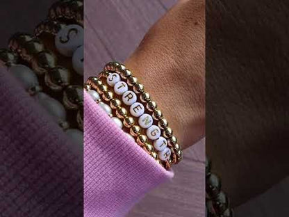 Strength Beaded Bracelet - Shine For a Cause
